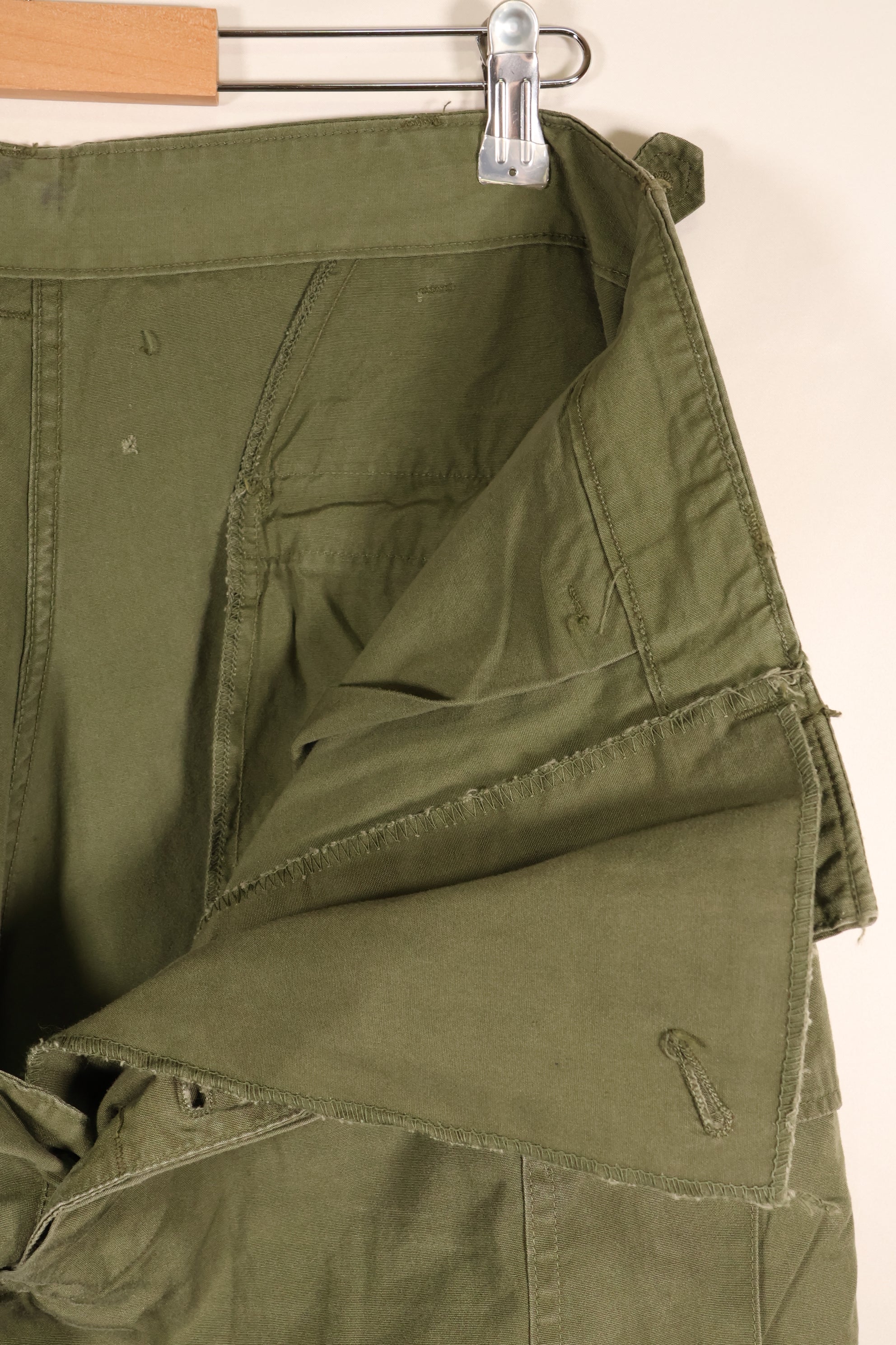 1963–64 Contract—Presumed M-R 1st Model Jungle Fatigue Pants—No Tag—Used