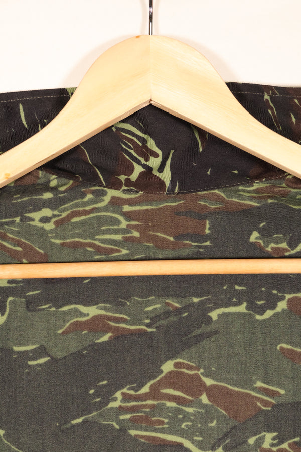 1970s Thai Border Patrol “Shadow Tiger” Locally Made Tiger-Stripe Shirt, Used, Grade A