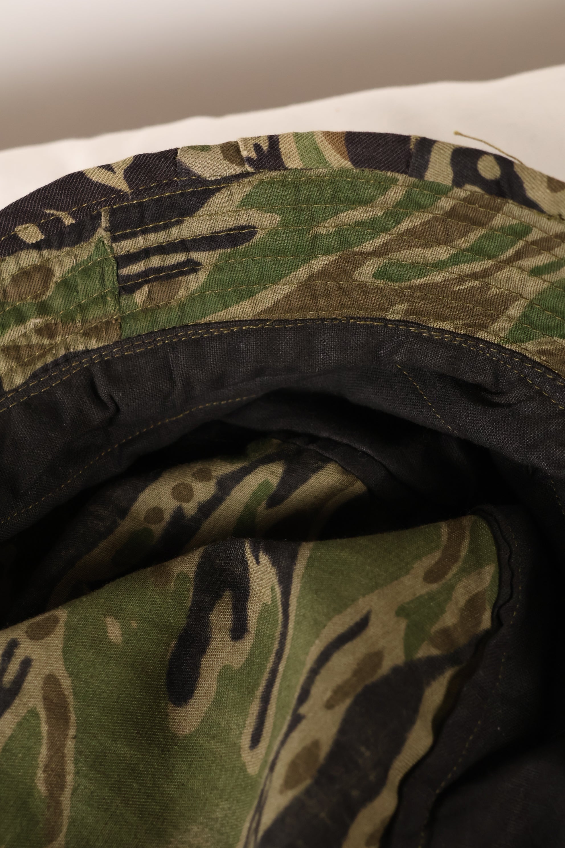 Late 1960s Late War Pattern Locally Made Booney Hat in good used condition.