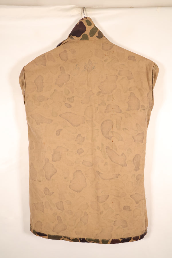 Early 1960s, Asian-style cut, CIDG, Beogam camouflage, locally made frogskin camouflage, used