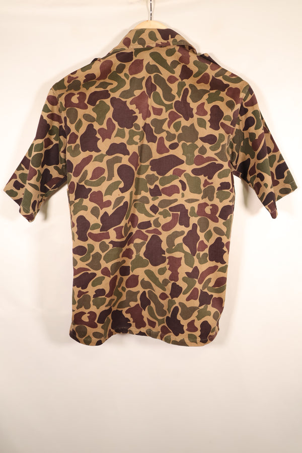 Early 1960s, Asian-style cut, CIDG, Beogam camouflage, locally made frogskin camouflage, used