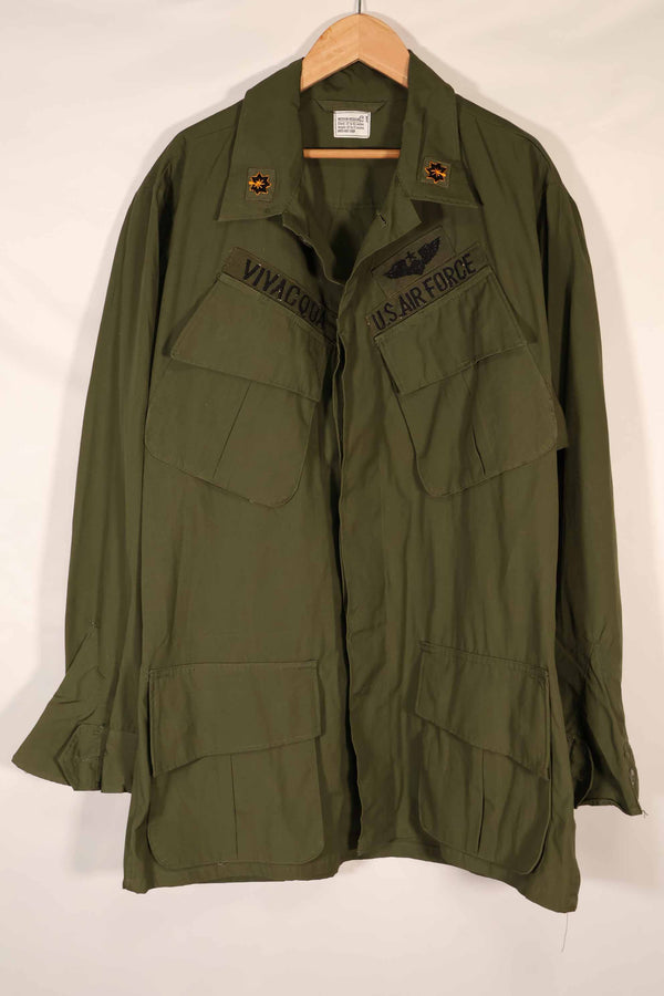 Real 1966-1967 3rd Model Jungle Fatigue Jacket M-R with USAF insignia B