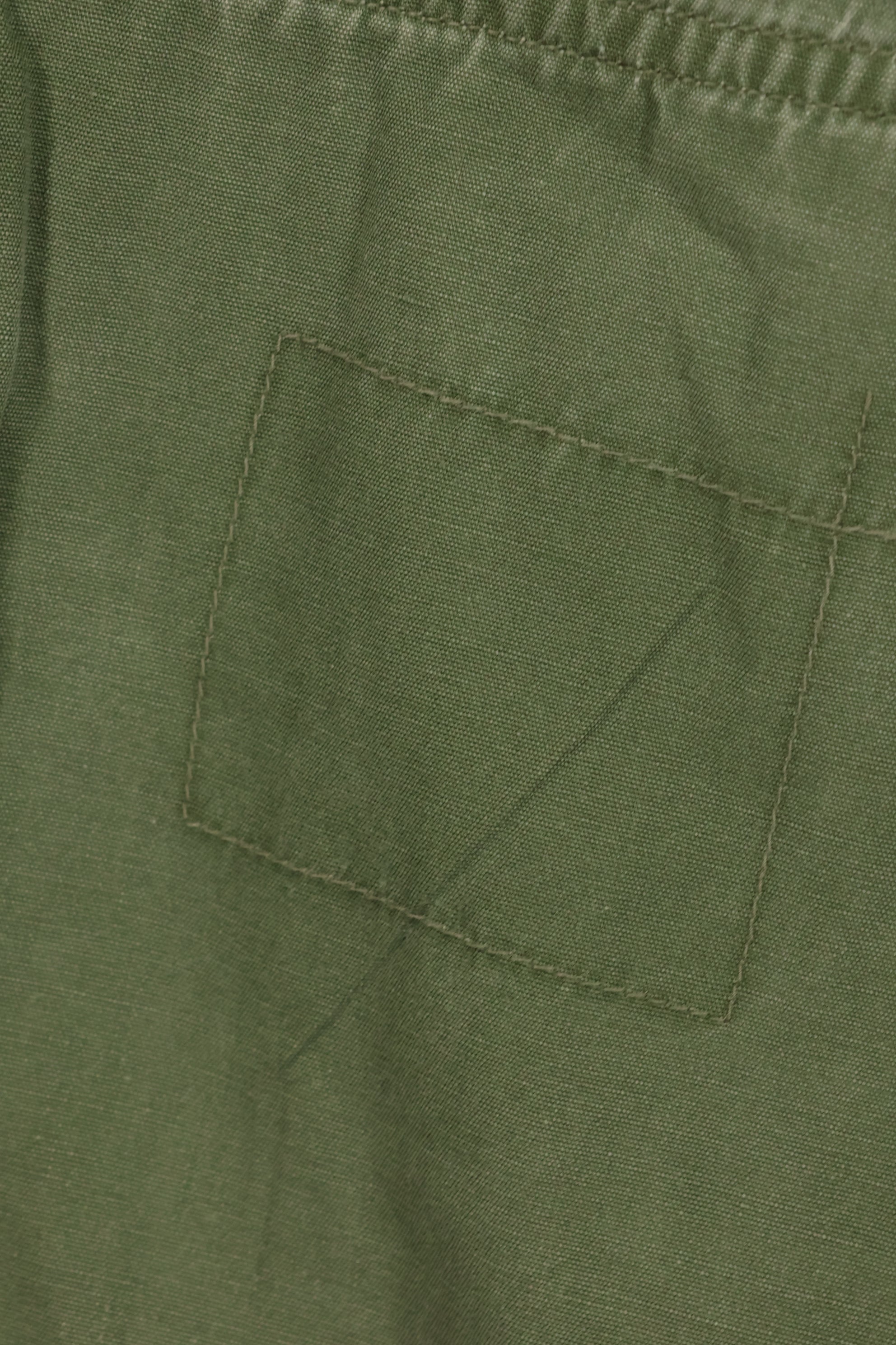 Circa 1967 | S-L | Green Beret | 3rd Model Jungle Fatigue Jacket | Faded | Used