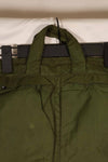 Real 1970 U.S. Army helmet bag, ERDL camouflage lining, rare, used.