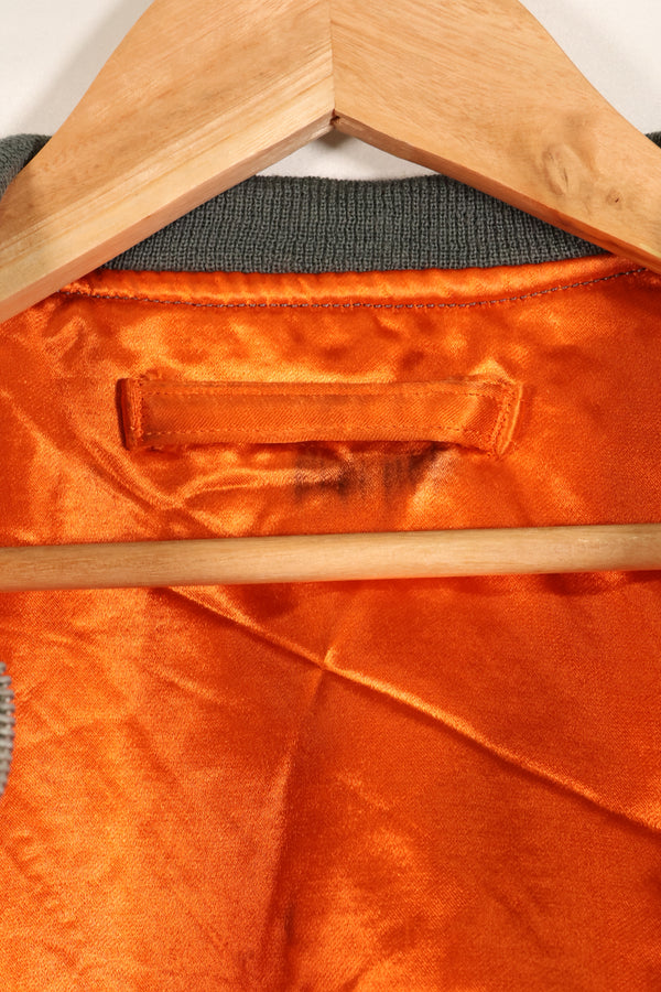 1970 Contract MEDIUM USAF L-2B Flight Jacket, Light Zone, Worn by Bill Eveland, Good Condition