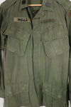 Real 2nd Model Jungle Fatigue Jacket, MACV affiliation, first patch attached, used.