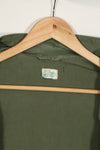 Real 2nd Model Jungle Fatigue Jacket, MACV affiliation, first patch attached, used.