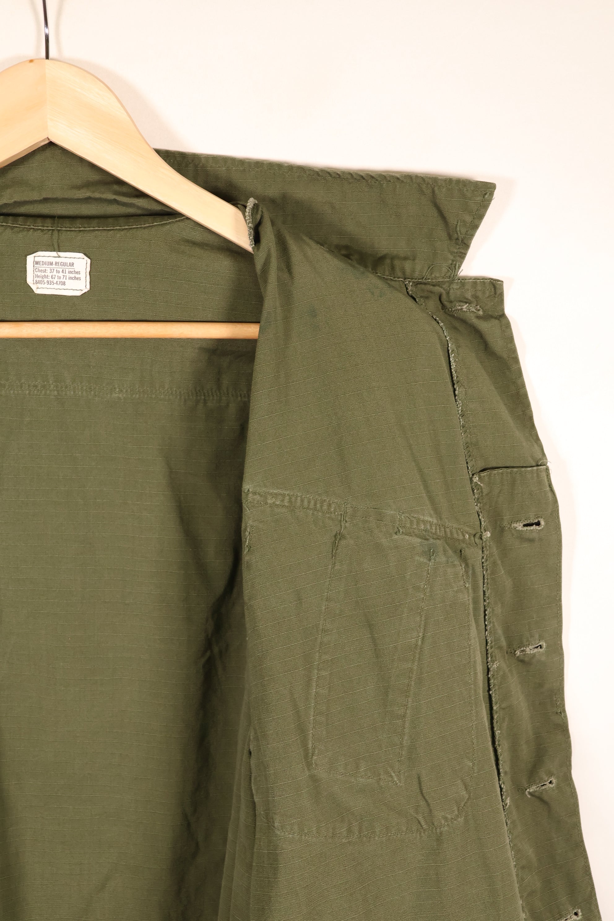 1969 Contract M-R 4th Model Jungle Fatigue Jacket—Good Condition—Used
