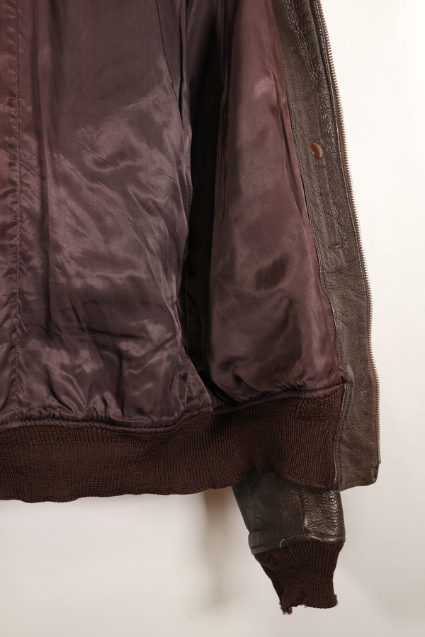 1950s Lot, Size 46, J-7823, U.S. Navy G-1 Flight Jacket, Early Production, Used