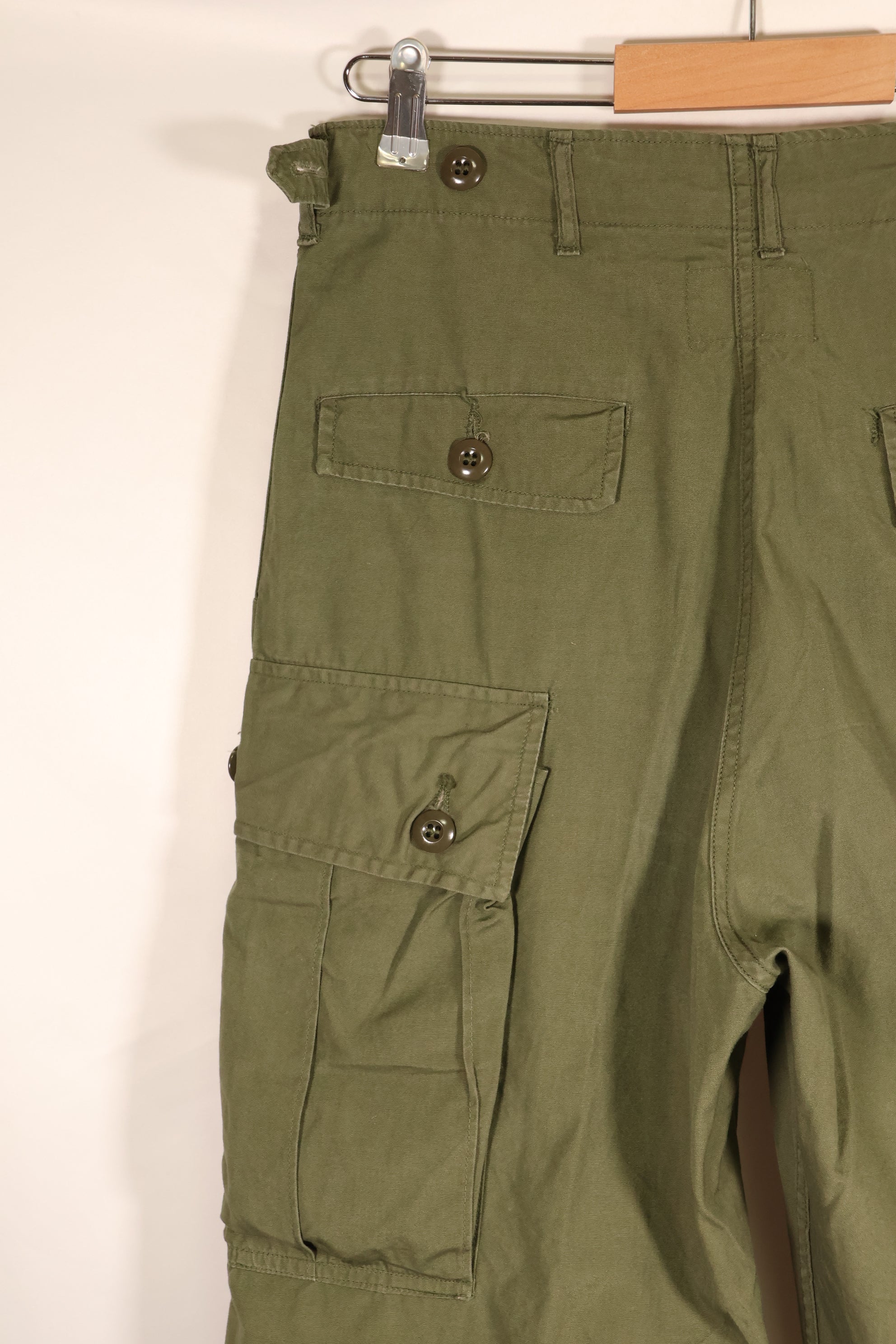 1964 Contract, S-R, U.S. Army, 1st Model Jungle Fatigue Pants, Good Condition, Used