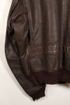 1950s Lot, Size 46, J-7823, U.S. Navy G-1 Flight Jacket, Early Production, Used