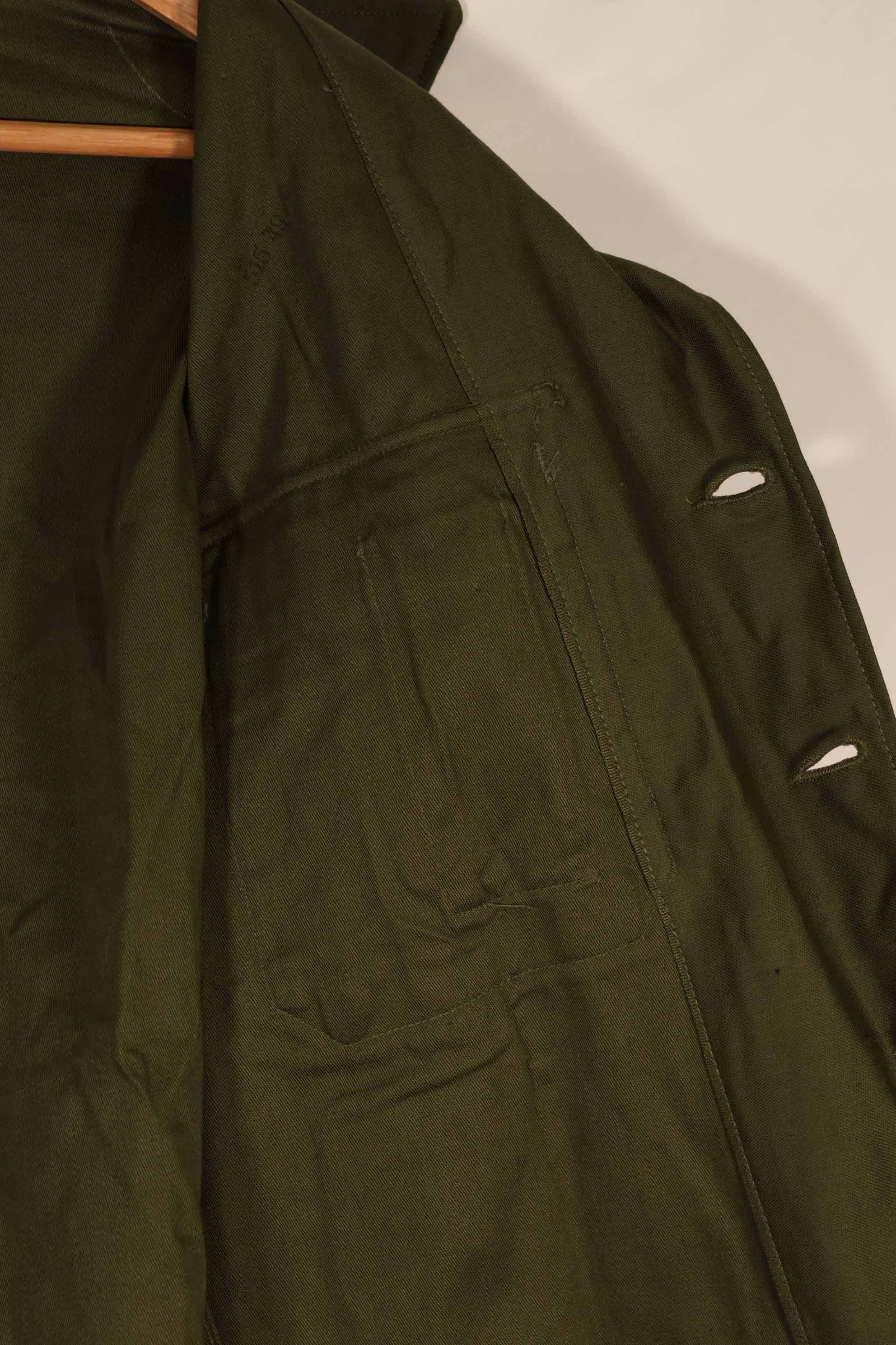 Real 1960 U.S. Army OG-107 Utility Shirt SMALL Deadstock