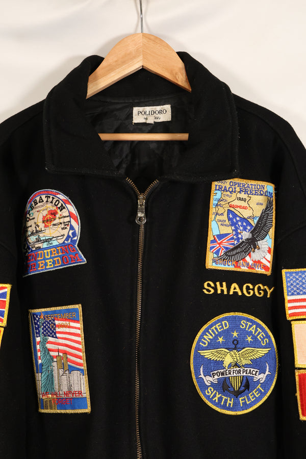 2002–03 U.S. Navy Operation Iraqi Freedom Cruise Tour Jacket, Privately Purchased, Used