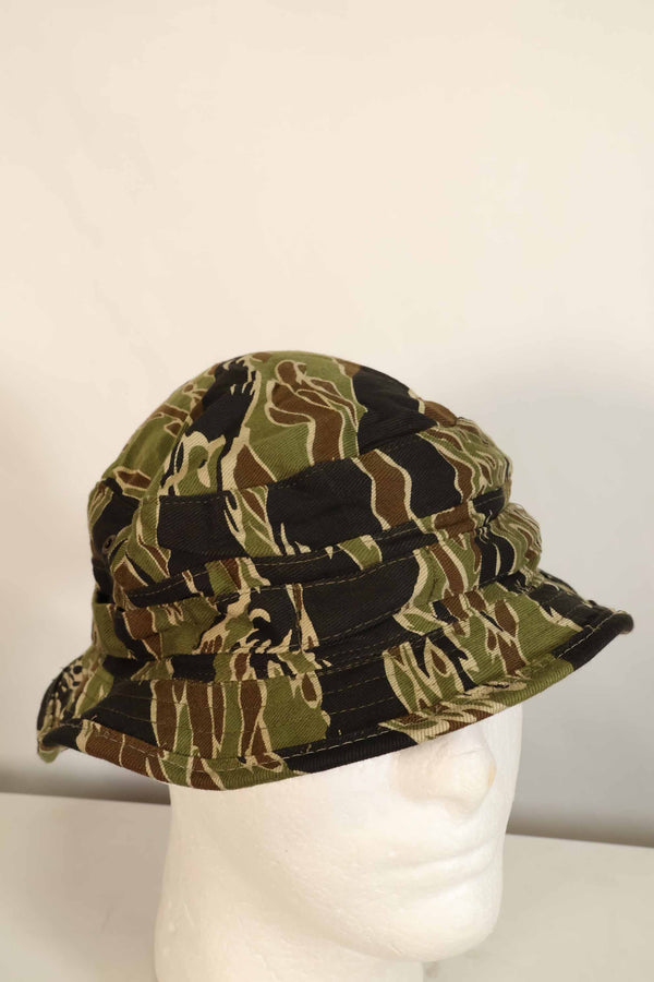 Limited quantity one-washed MILITARIA 1911 early Gold Tiger CISO cut boonie hat with short brim modification B