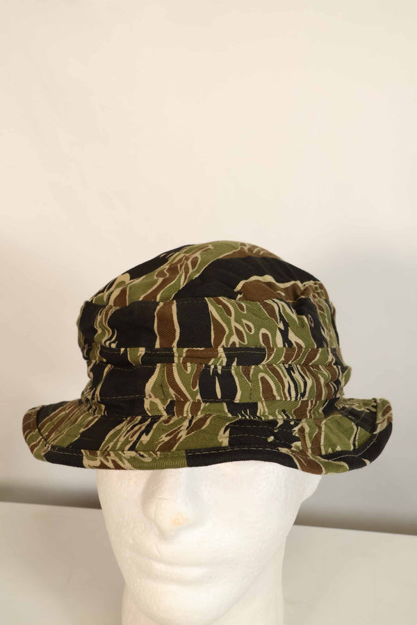 Limited quantity one-washed MILITARIA 1911 early Gold Tiger CISO cut boonie hat with short brim modification B