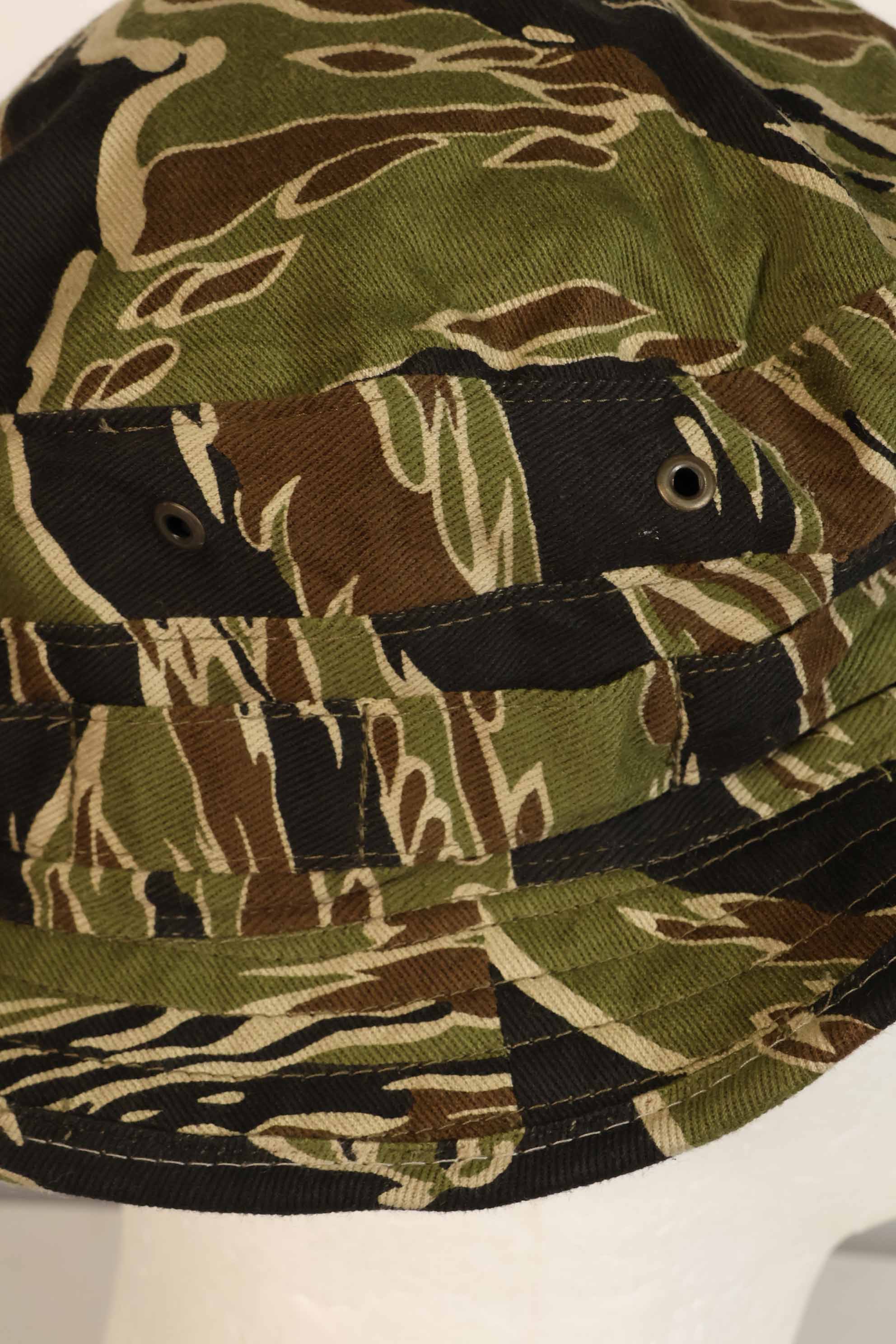 Limited quantity one-washed MILITARIA 1911 early Gold Tiger CISO cut boonie hat with short brim modification B