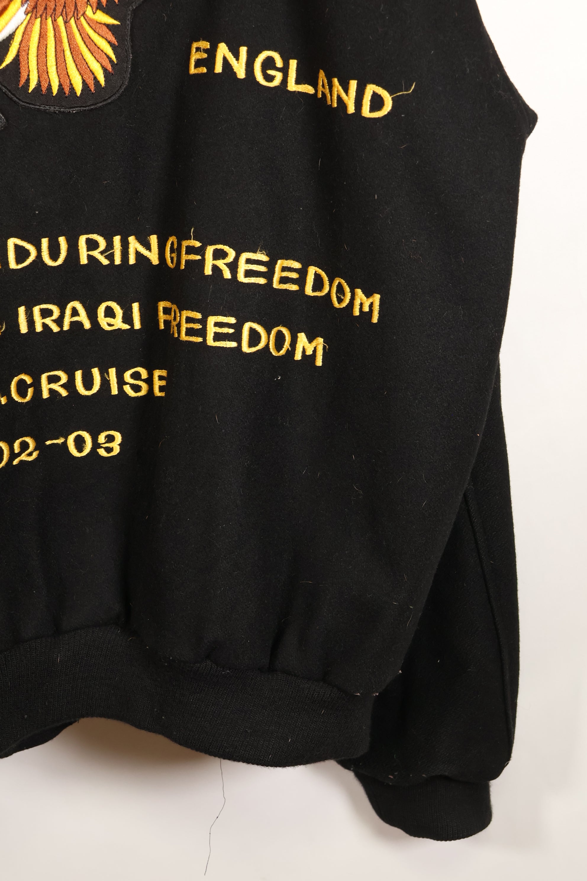2002–03 U.S. Navy Operation Iraqi Freedom Cruise Tour Jacket, Privately Purchased, Used
