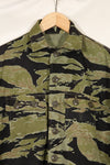 Real Late War Pattern Tiger Stripe Shirt, heavyweight fabric, good condition.