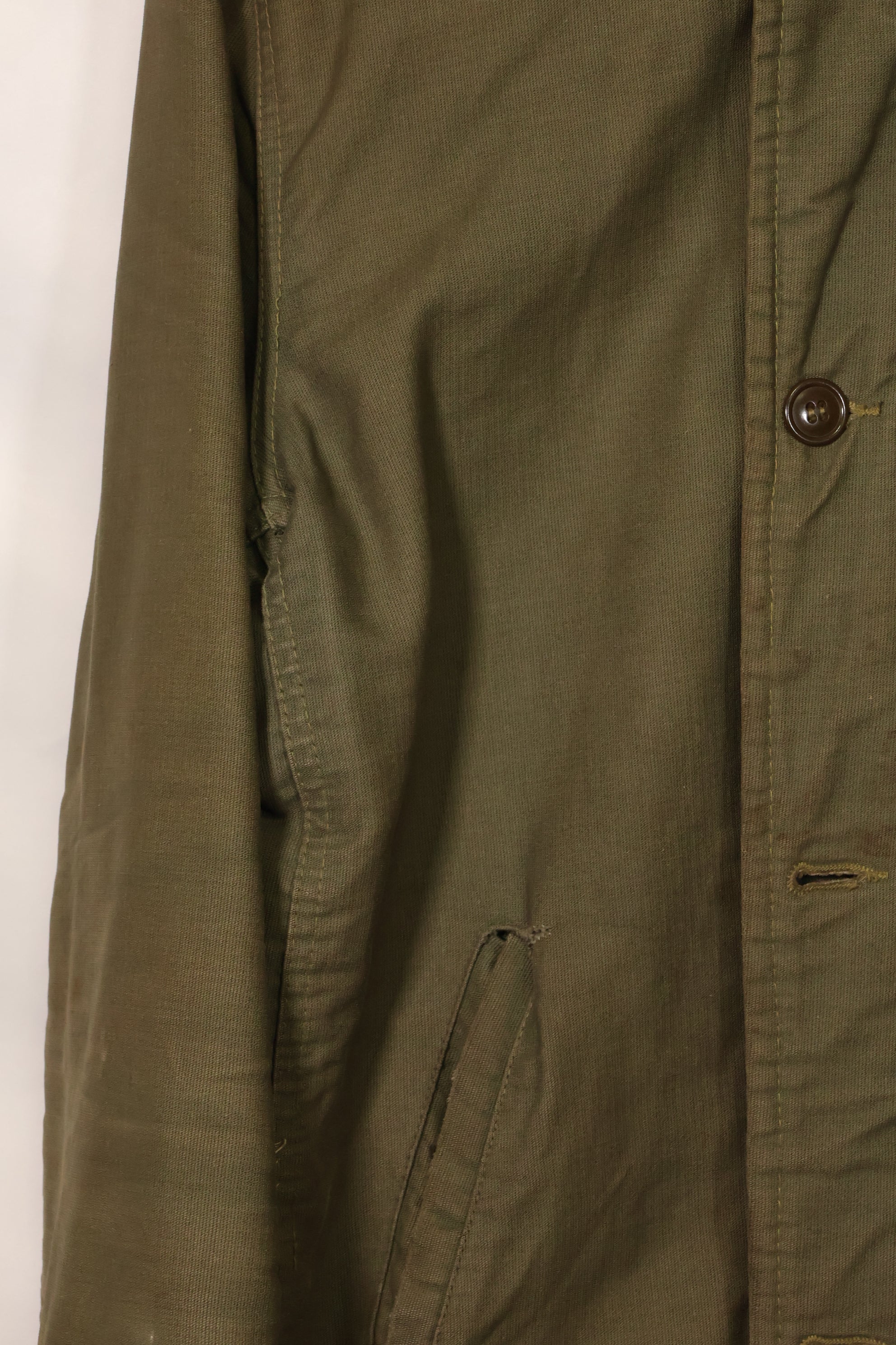 1950's U.S. Navy N-1 Deck Jacket, missing tags etc., buttons missing, used.