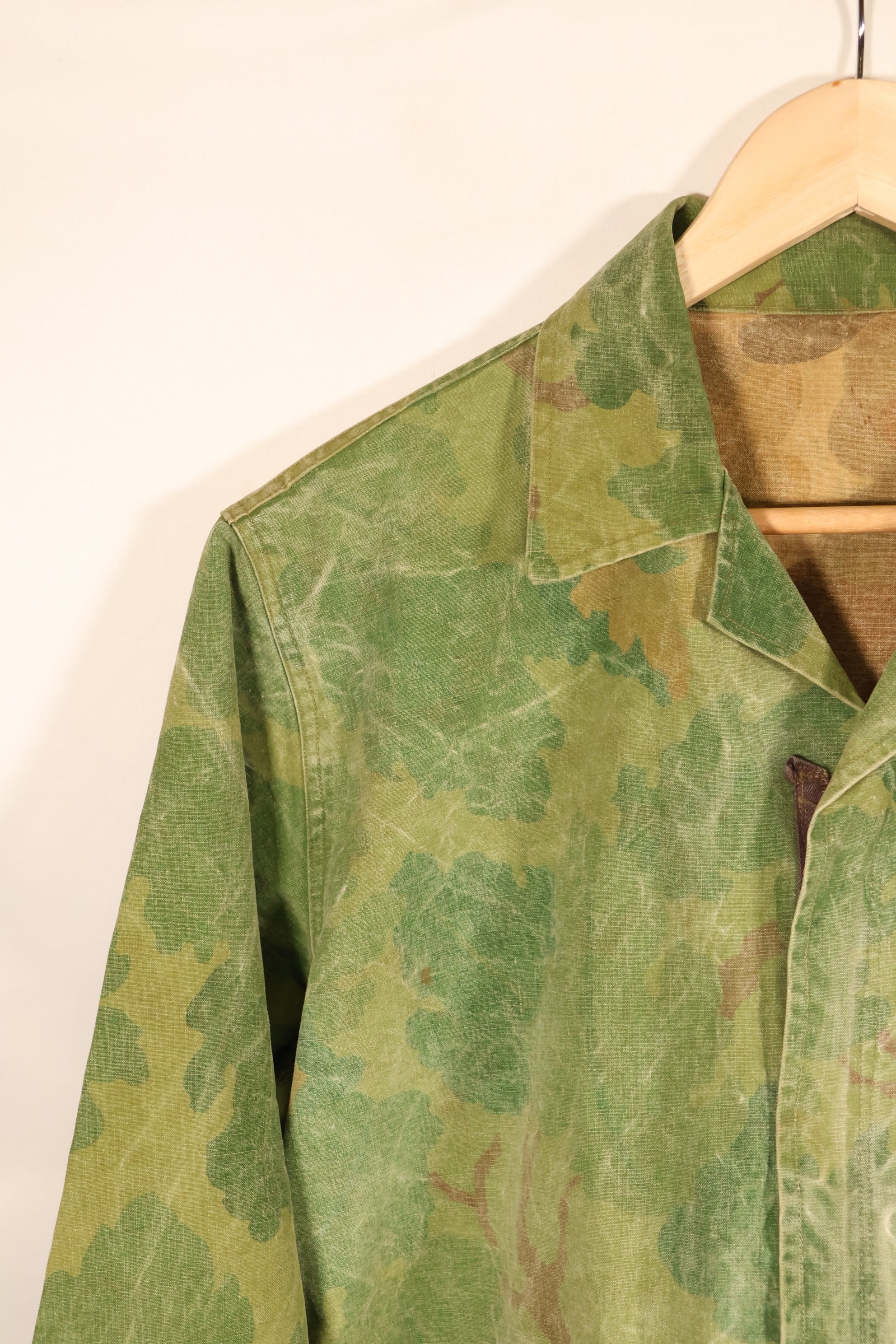 Estimated late 1960s—Locally made—Mitchell camouflage—USMC camouflage jacket—Used