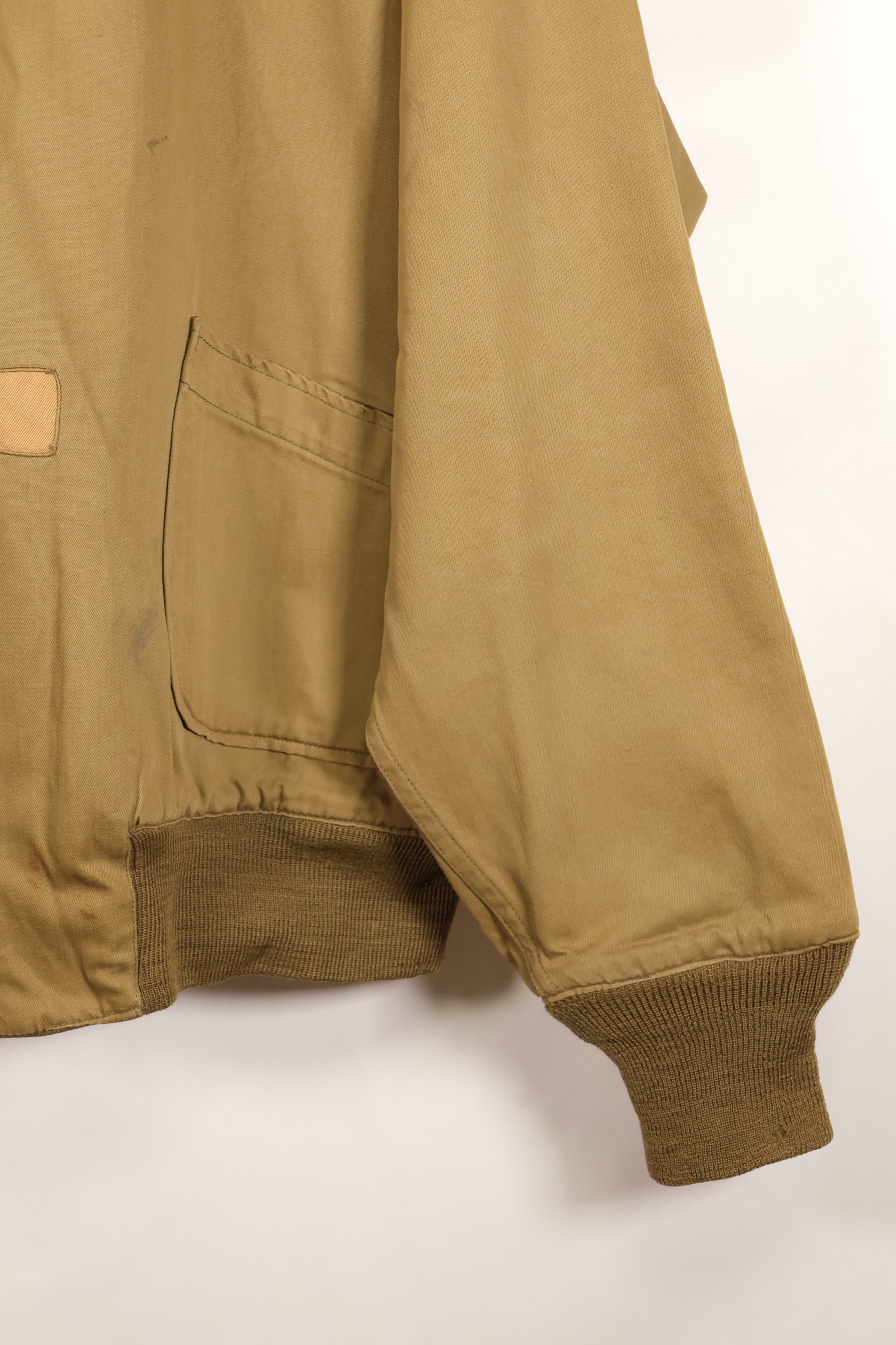 1940s, WWII, U.S. Army, 1st Model Tanker's Jacket, with damage and stains, used