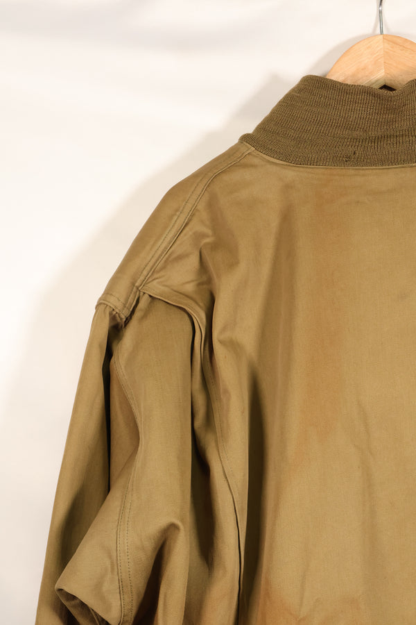 1940s, WWII, U.S. Army, 1st Model Tanker's Jacket, with damage and stains, used