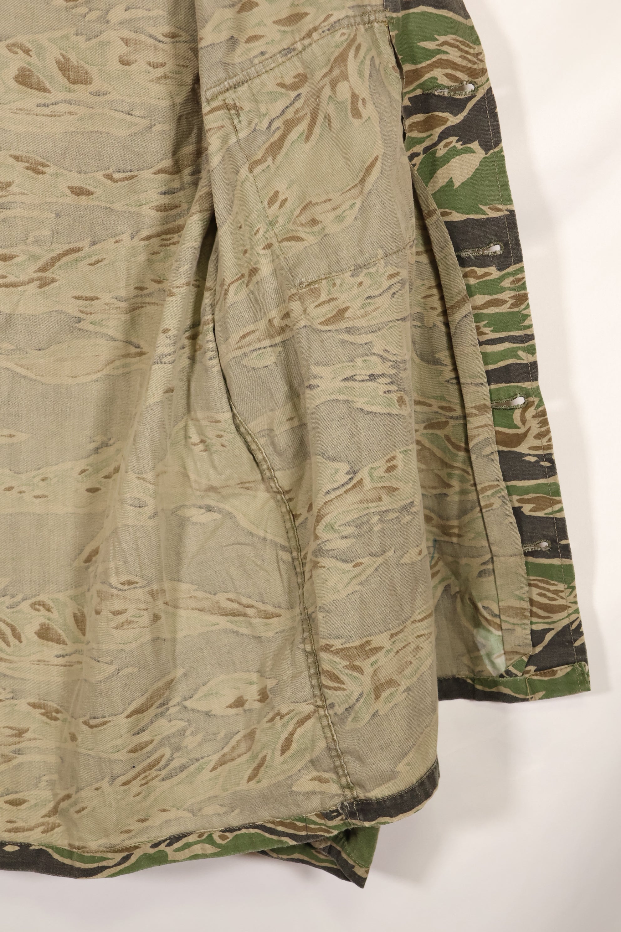 Actual Late War Pattern Tiger Stripe Shirt A-L Faded