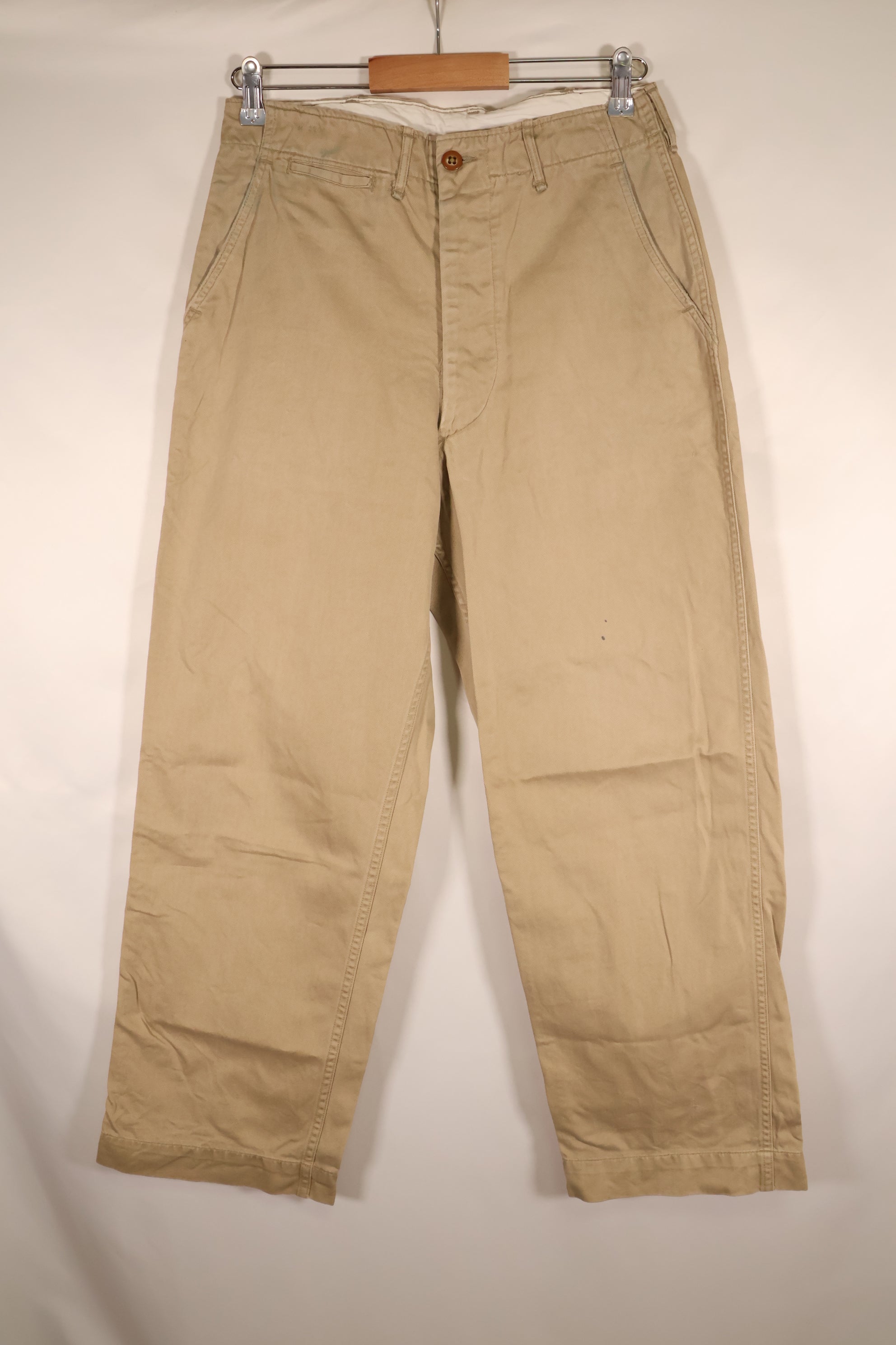 1940s, WWII, U.S. Army, Chino Pants, Service Uniform Pants, Used