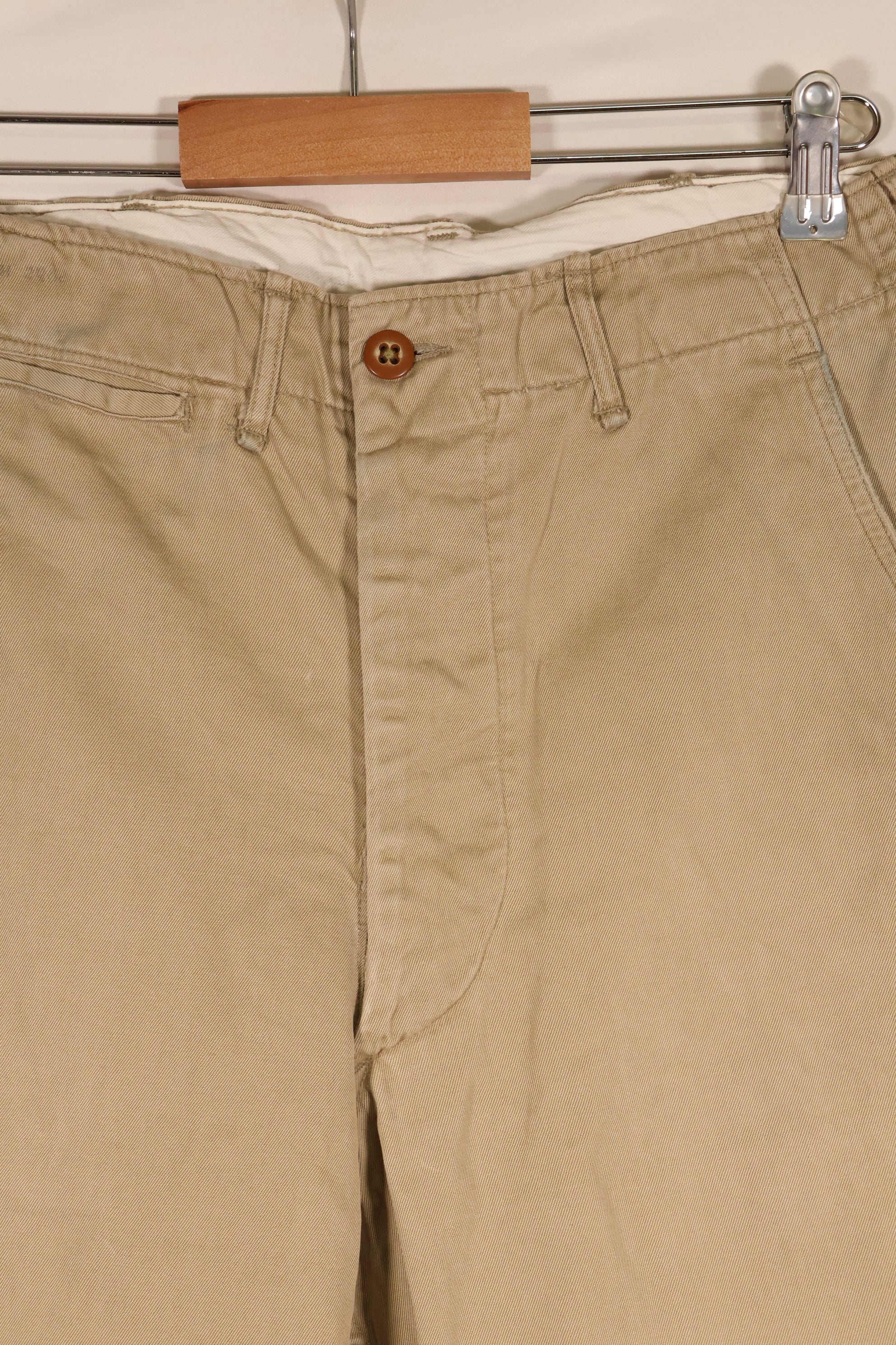1940s, WWII, U.S. Army, Chino Pants, Service Uniform Pants, Used