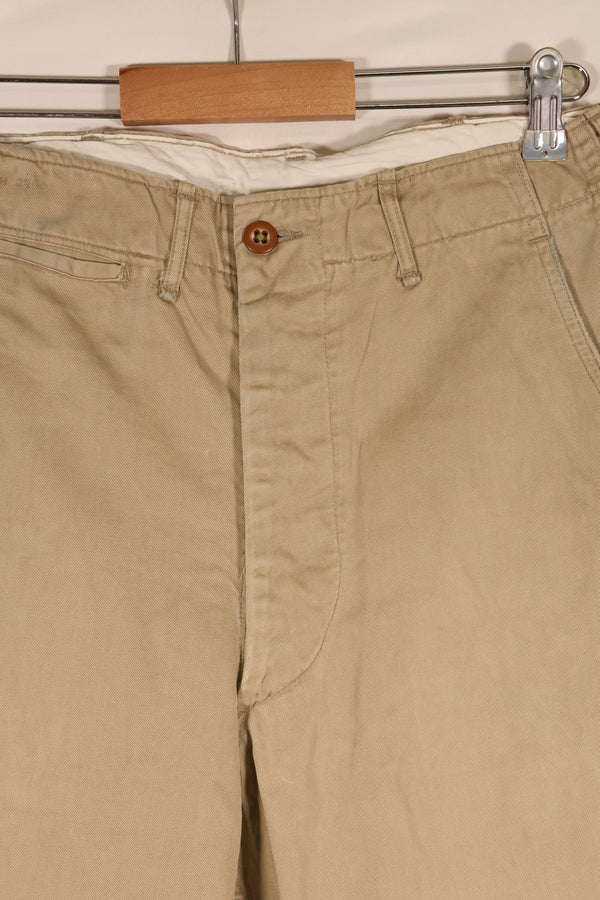 1940s, WWII, U.S. Army, Chino Pants, Service Uniform Pants, Used
