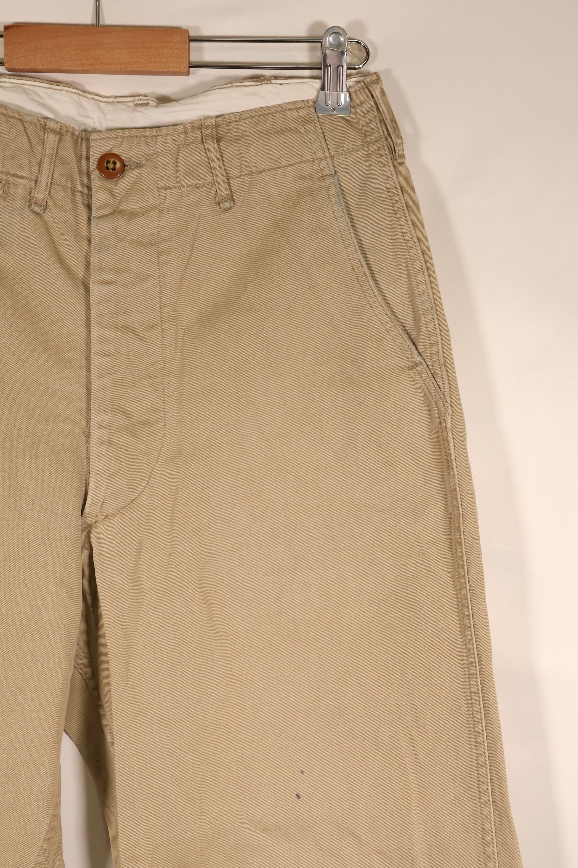 1940s, WWII, U.S. Army, Chino Pants, Service Uniform Pants, Used