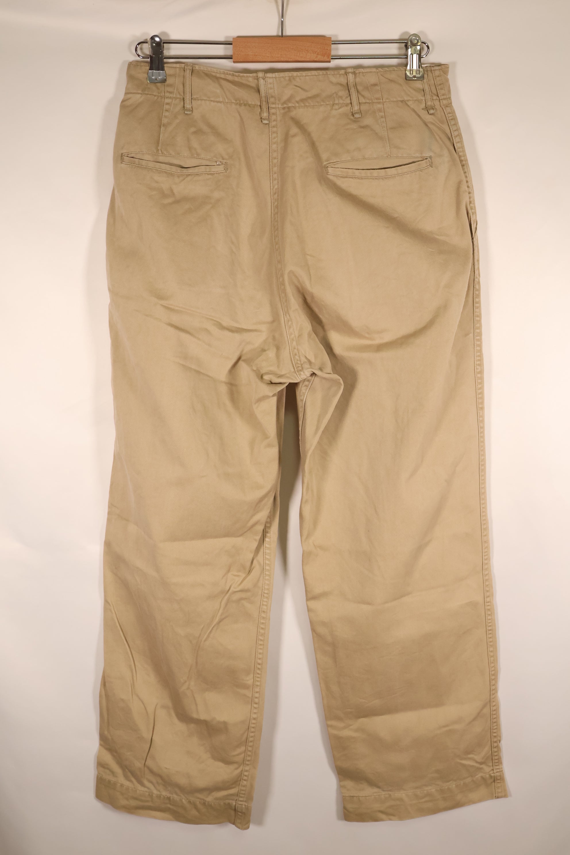 1940s, WWII, U.S. Army, Chino Pants, Service Uniform Pants, Used