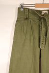 1967 Contract, Australian Army, OD Combat Pants, Slightly Faded, Used