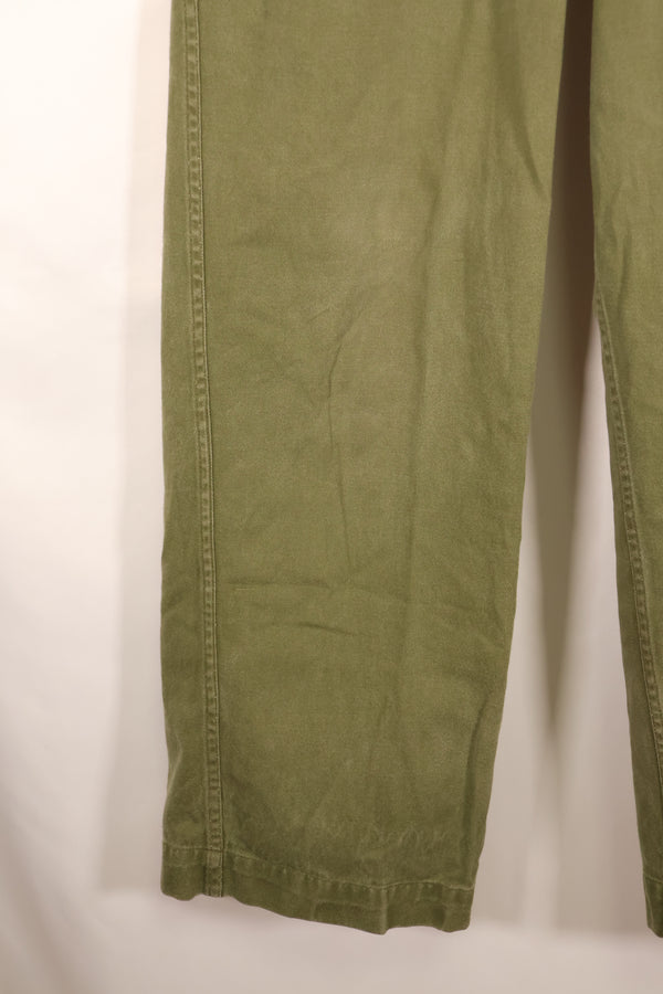 1967 Contract, Australian Army, OD Combat Pants, Slightly Faded, Used