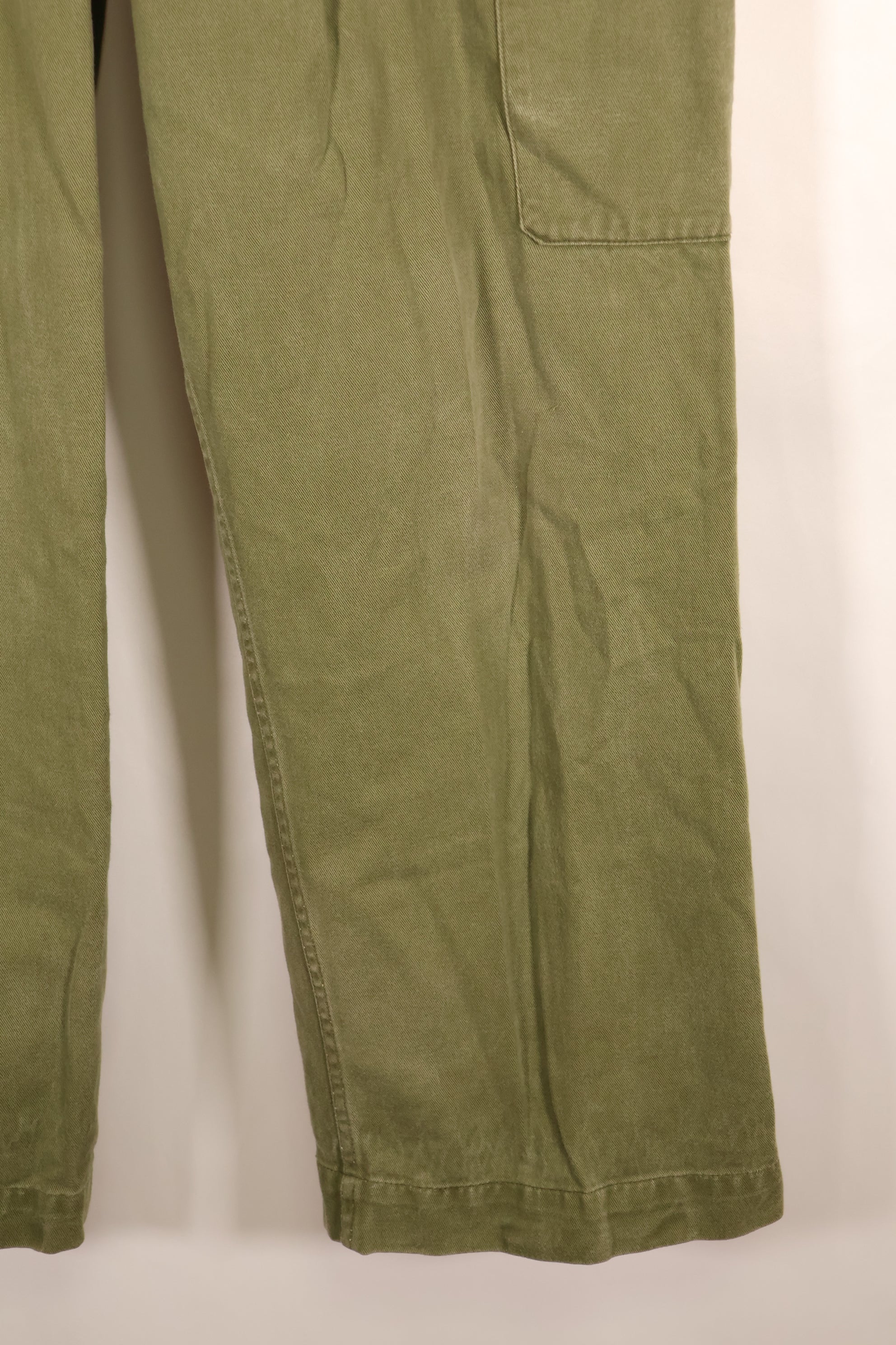 1967 Contract, Australian Army, OD Combat Pants, Slightly Faded, Used