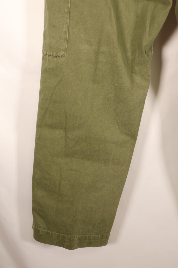 1967 Contract, Australian Army, OD Combat Pants, Slightly Faded, Used