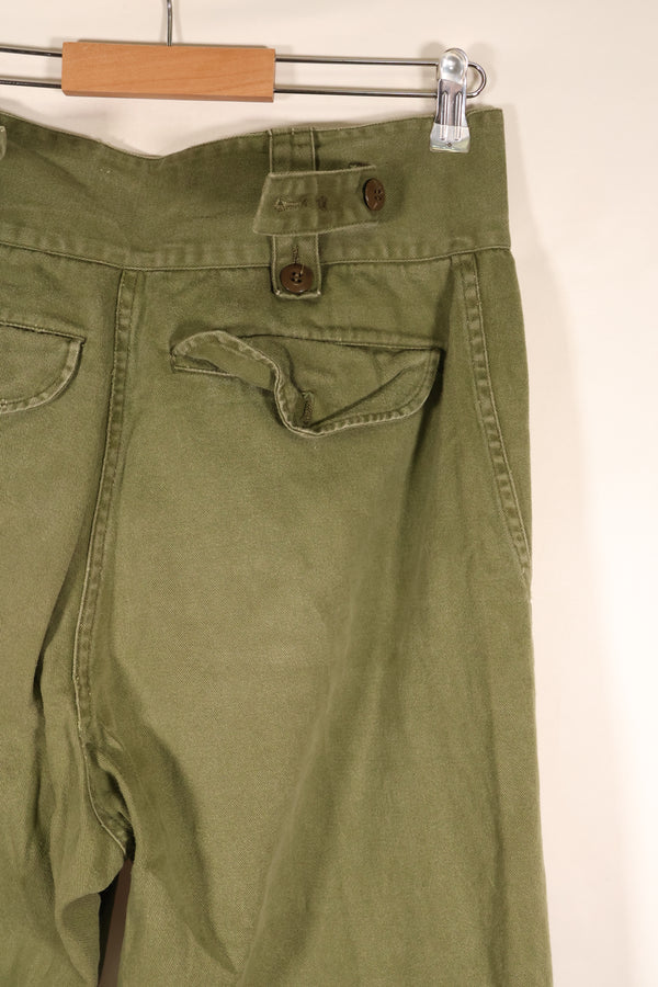 1967 Contract, Australian Army, OD Combat Pants, Slightly Faded, Used