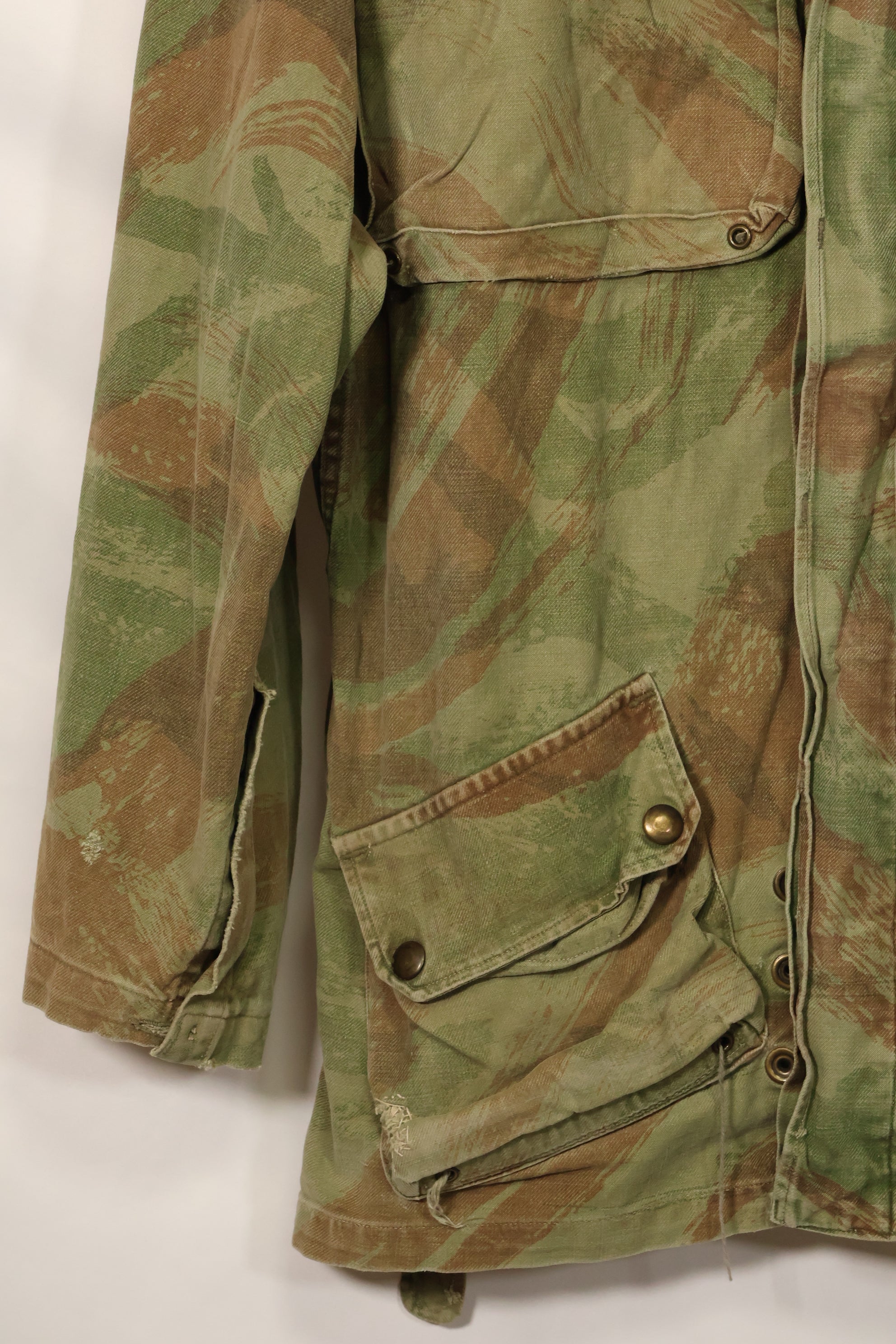 1950s French Army Lizard Camouflage TAP 47/54 Airborne Jacket Used