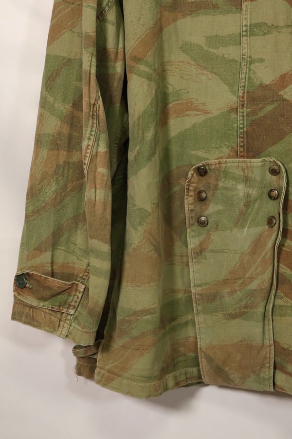 1950s French Army Lizard Camouflage TAP 47/54 Airborne Jacket Used