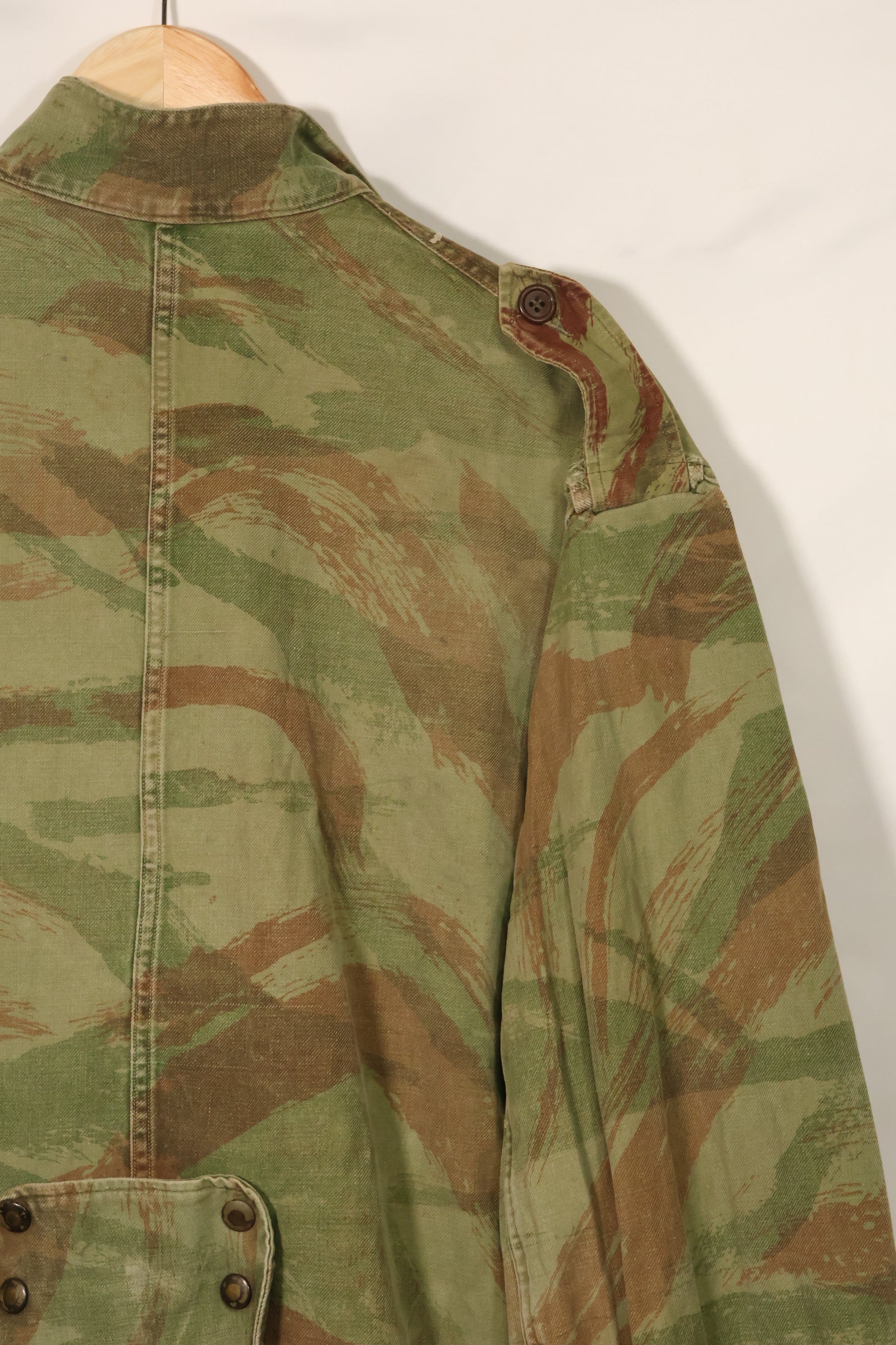 1950s French Army Lizard Camouflage TAP 47/54 Airborne Jacket Used