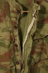 1950s French Army Lizard Camouflage TAP 47/53 Airborne Jacket with Israeli Stamp Used