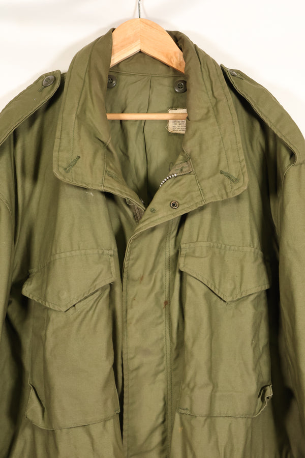 1970 Contract X-L-R 2nd Model U.S. Army M65 Field Jacket - Rare, Large Size - Used