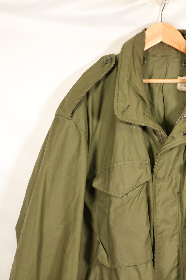 1970 Contract X-L-R 2nd Model U.S. Army M65 Field Jacket - Rare, Large Size - Used