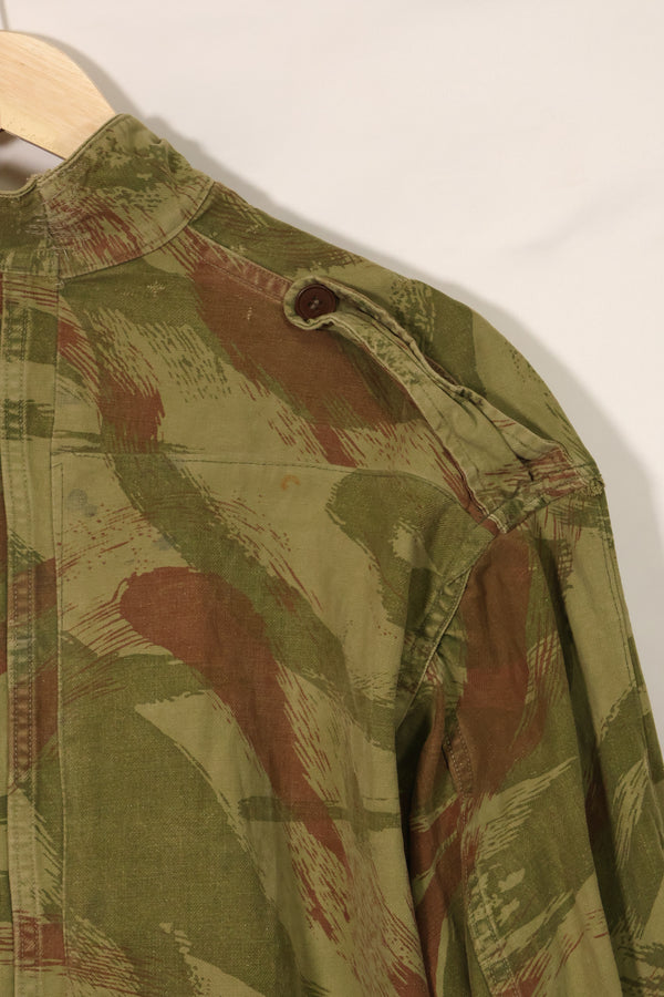 1950s French Army Lizard Camouflage TAP 47/53 Airborne Jacket with Israeli Stamp Used
