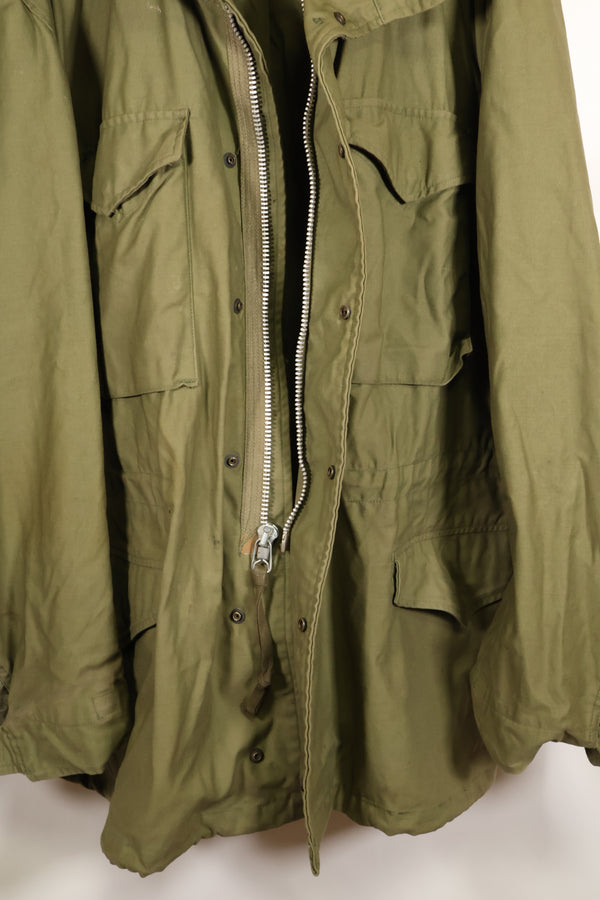 1970 Contract X-L-R 2nd Model U.S. Army M65 Field Jacket - Rare, Large Size - Used