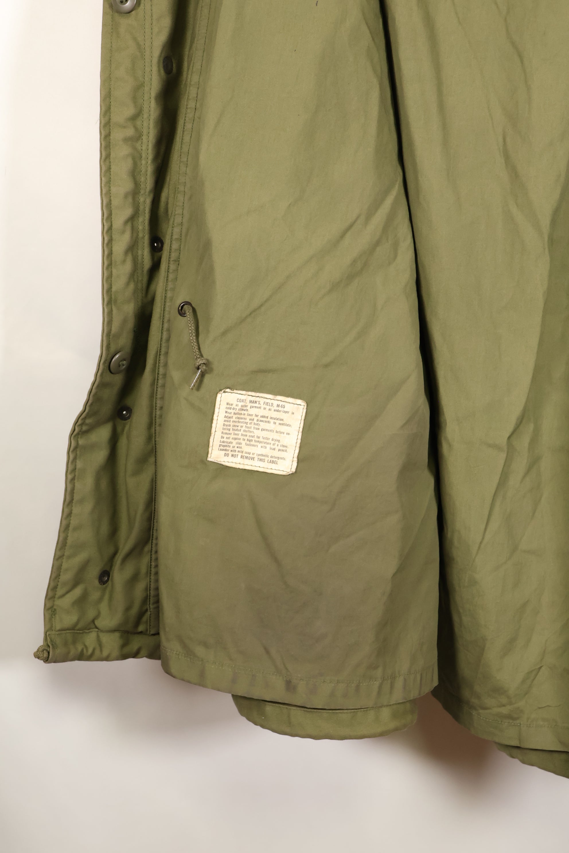 1970 Contract X-L-R 2nd Model U.S. Army M65 Field Jacket - Rare, Large Size - Used