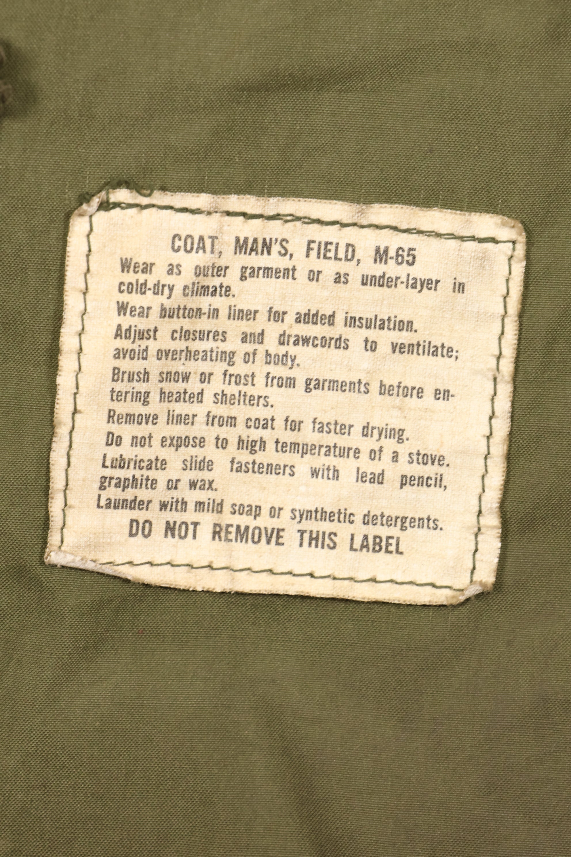 1970 Contract X-L-R 2nd Model U.S. Army M65 Field Jacket - Rare, Large Size - Used