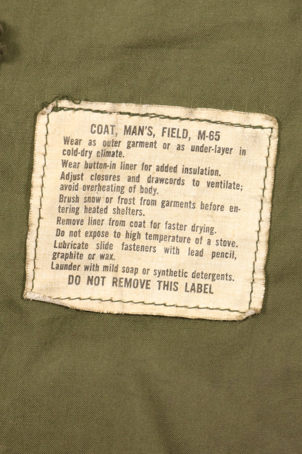 1970 Contract X-L-R 2nd Model U.S. Army M65 Field Jacket - Rare, Large Size - Used