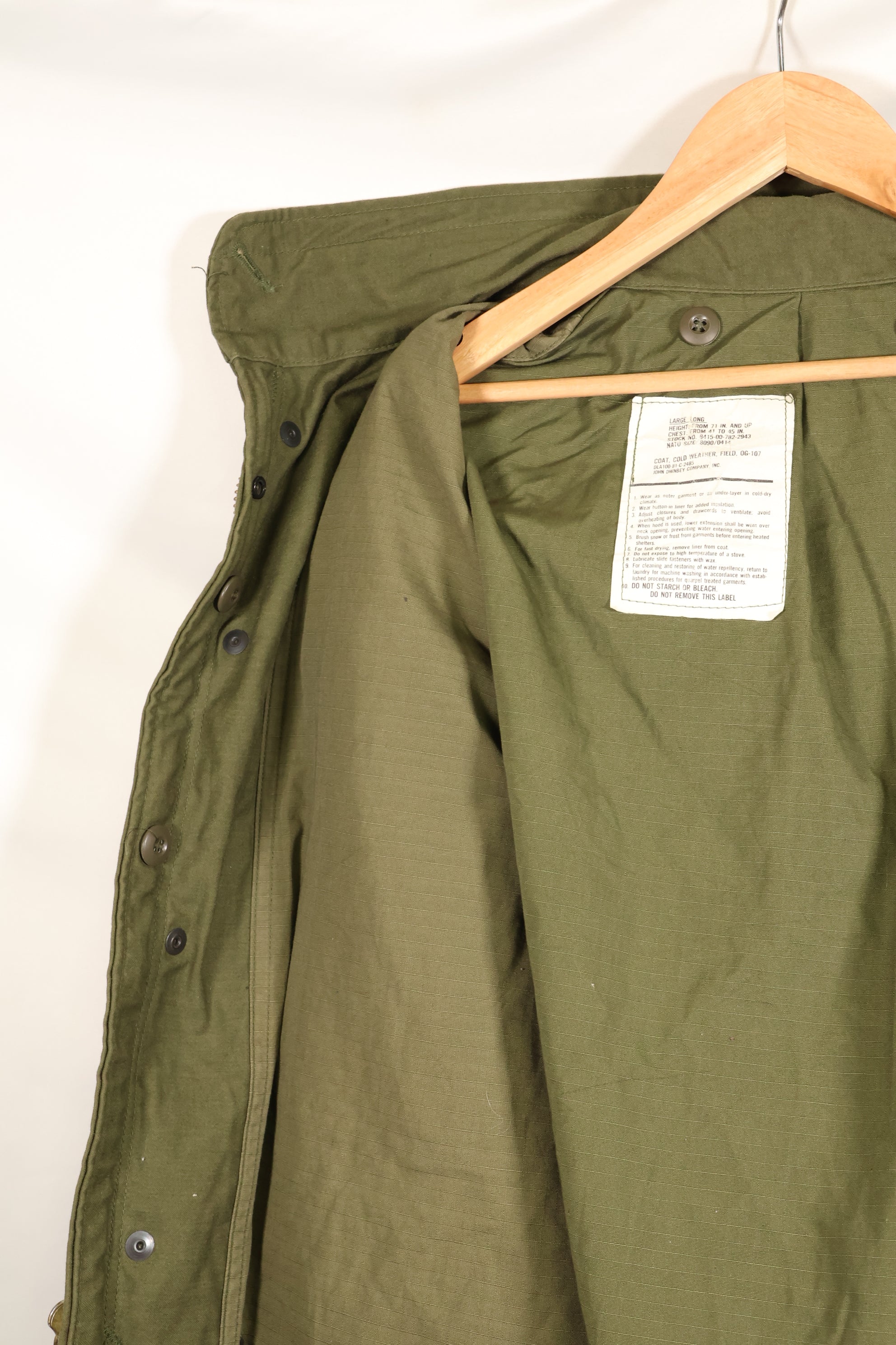 1981 Contract L-L M65 Field Jacket, Good Condition, Used