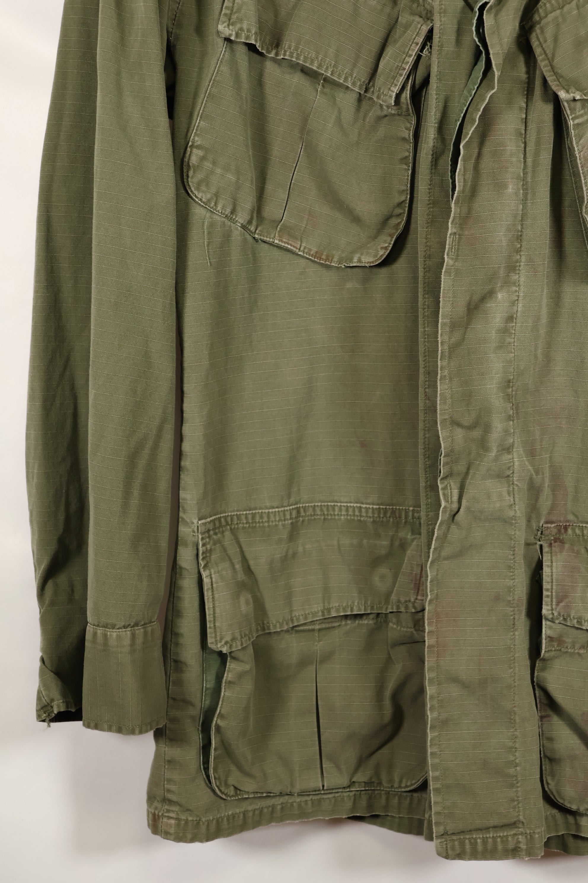 1969 Contract SMALL-REGULAR 4th Model Jungle Fatigue Jacket Used Film Company Release C